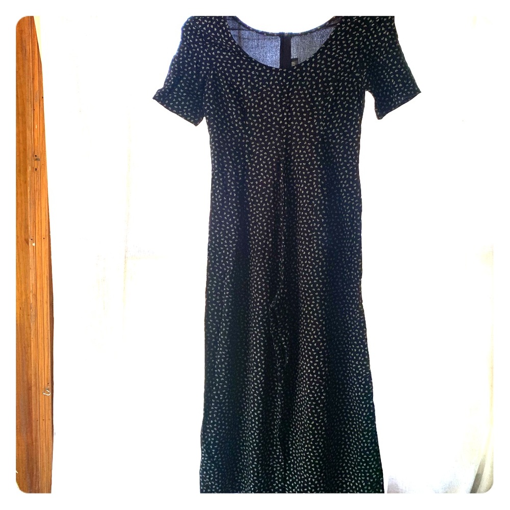 Vintage wide leg romper
